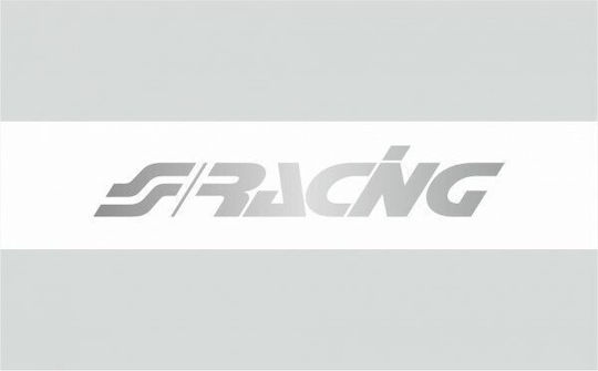 Simoni Racing Αυτοκόλλητη Ταινία Αυτοκινήτου 70 x 15cm για Παρμπρίζ Αυτοκινήτου σε Ασημί Χρώμα