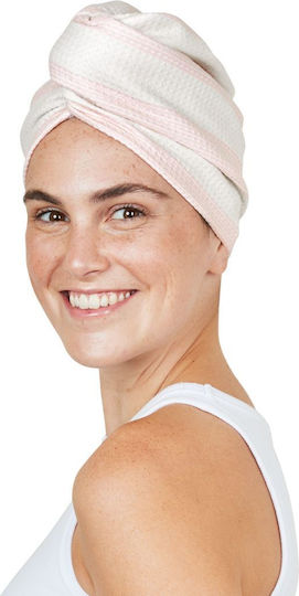 Dock & Bay Πετσέτα Microfiber Μαλλιών Ροζ 63x26εκ.