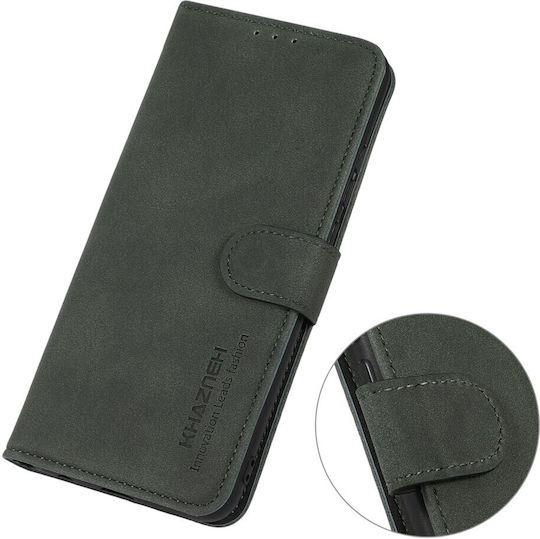 Khazneh Wallet Leather Green (Xiaomi Redmi Note 14S 4G)