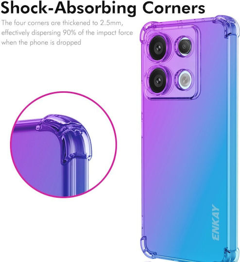 Enkay Задна корица Силикон Лилав (Xiaomi Redmi Note 14S 4G)