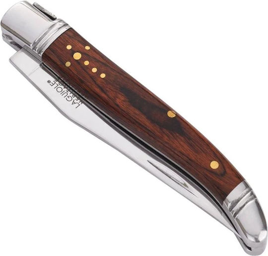 Laguiole Pocket Knife in Leather Sheath