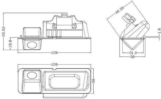 Bizzar Car Reverse Camera for Mazda E series