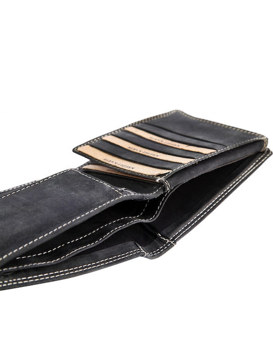 Leather Men's Wallet Classic Black