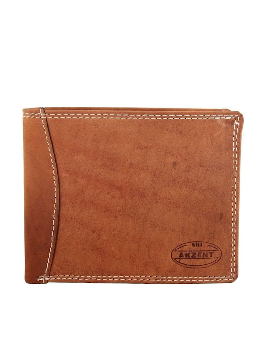 Leather Men's Wallet Classic Brown