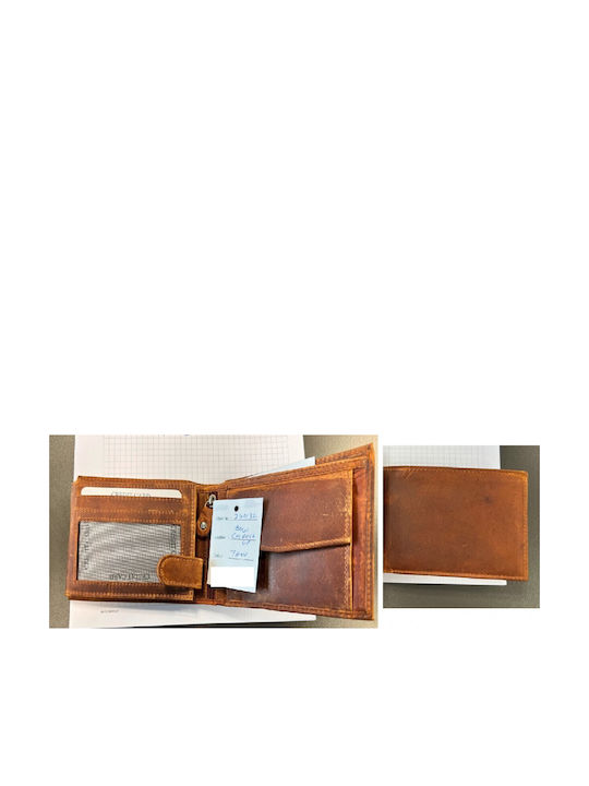 Leather Men's Wallet Classic Brown