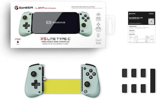 Gamesir X5 Lite Type-C Wired Gamepad with Hall Effect Sticks for Android / iOS Wasabi