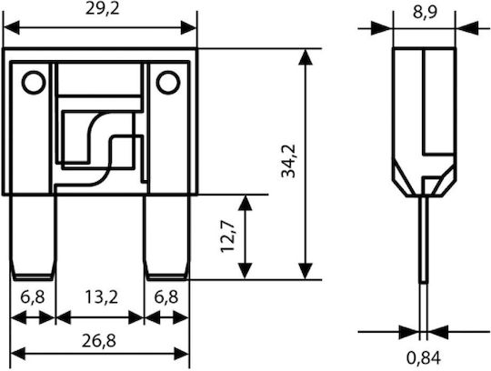 Lampa Maxi Blade Fuse 30A Car Fuse Blade