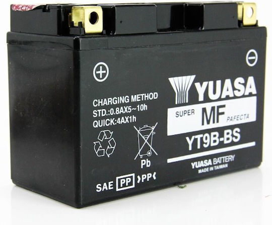 Yuasa Затворен тип Мотоциклетна батерия 120Спецификация с капацитет 8.4Ах
