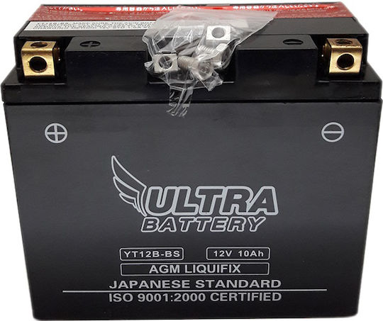 Ultra Motorradbatterie YT12B-BS mit Kapazität 12Ah