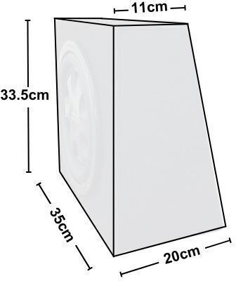 PowerBass Subwoofer Auto 10" cu Carcasă