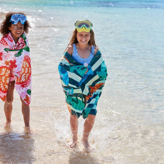 Dock & Bay Kids' Beach Towel Karma Chameleon Microfiber 130x70cm 5061011623874