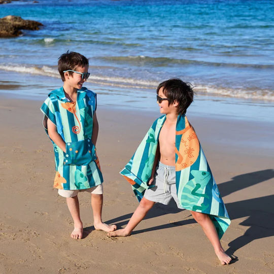 Dock & Bay Kids' Beach Towel Karma Chameleon Microfiber 130x70cm 5061011623874