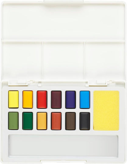 Faber-Castell Σετ Νερομπογιές Πολύχρωμες 12τμχ
