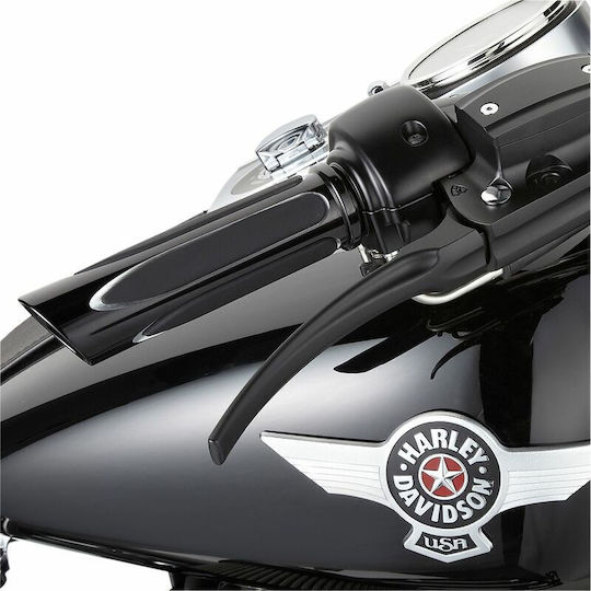 Arlen Ness Motorcycle Handlebars in Black color
