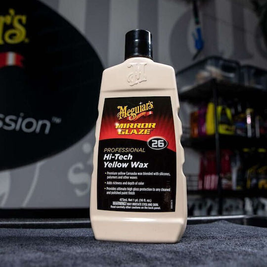 Meguiar's Hi-Tech Ceară Galbenă Lichidă de Protecție pentru Caroseria Mașinii pentru Nuanțe Galbene 473ml