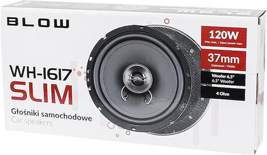 Blow WH-1617 Slim Σετ Ηχεία Αυτοκινήτου 6.5" με 120W RMS (4 Δρόμων)