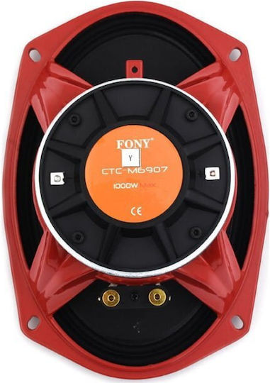 PerVoi Ηχείο Αυτοκινήτου 6x9" με 350W RMS (Midrange)