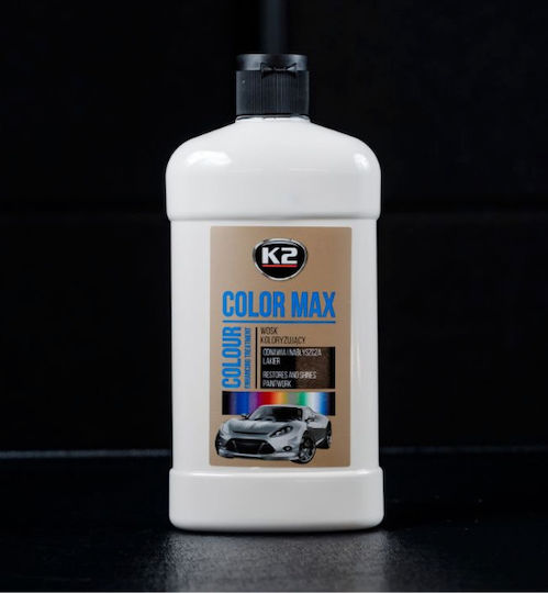 K2 Color Max Αλοιφή Κερώματος Αυτοκινήτου για Λευκές Αποχρώσεις Αμαξώματος 500ml