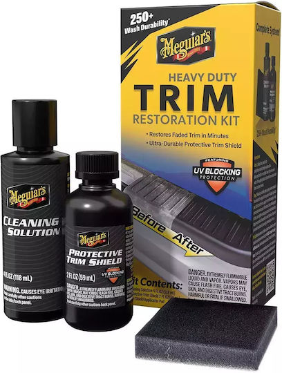 Meguiar's Υγρό Καθάρισμα / Προστασία για Αμάξωμα Trim Restoration Kit