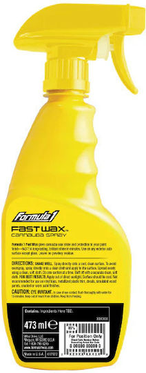 Formula1 Carnauba Fast Auto-Karosserie-Schutzkerzen Spray 473ml