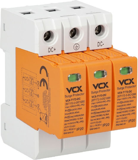 VCX Dreipolig Schienenumschalter 1200V