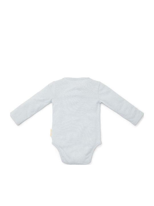Little Dutch Baby Bodysuit Long-Sleeved Baby Blue
