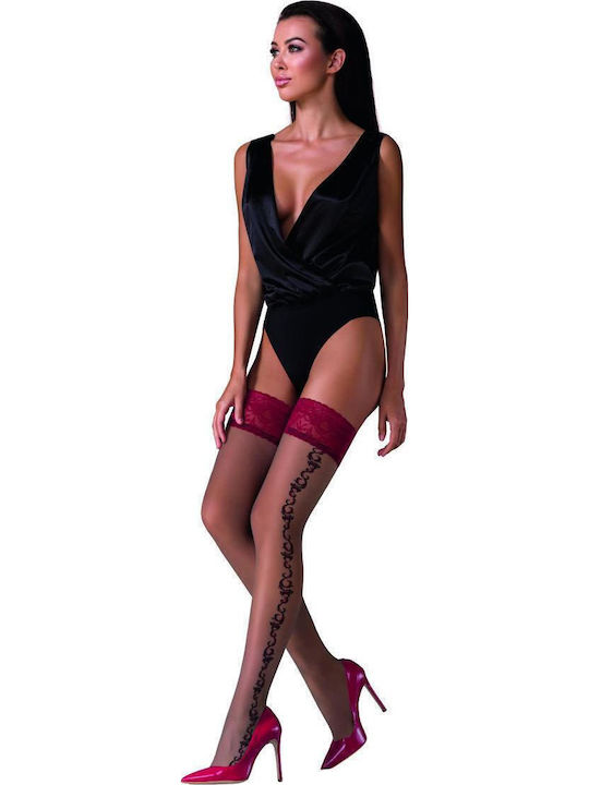 Passion Sexy Κάλτσες Ασημί