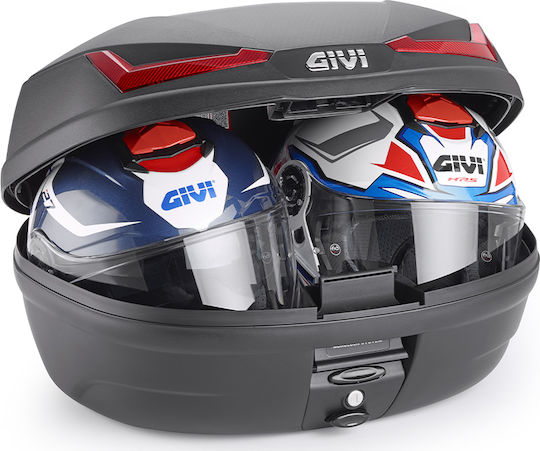 Givi E455N Monolock Μπαγκαζιέρα Μοτοσυκλέτας 45lt Μαύρη