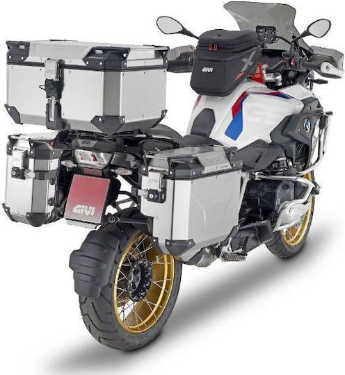 Givi Trekker Outback Monokey Motorrad-Topcase Aluminium 37lt Silber