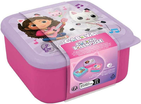 Gabby's Dollhouse Plastik Kinder Lunchset Lila