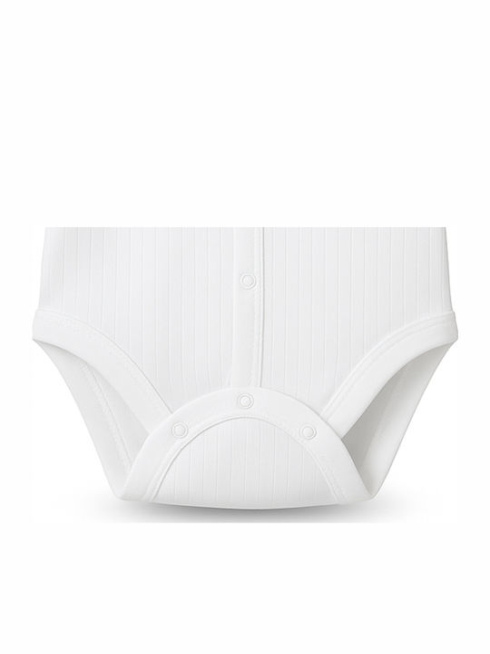 Beboulino Baby Bodysuit Long-Sleeved White