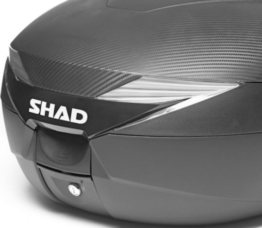 Shad SH39 Carbon Motorcycle Top Case 39lt Black D0B39106