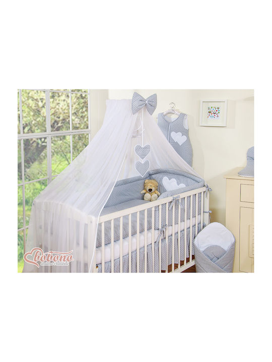 Bobono Mosquito Net Crib Tulle White 470x160cm