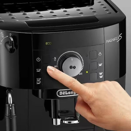 De'Longhi Magnifica S Автоматична Еспресо Кафемашина 1450W Налягане 15bar с Мелачка Черна ECAM11.112.B