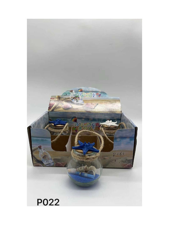 Διακοσμητικό Souvenir Μπουκαλάκι Κοχύλια 6pcs 251704