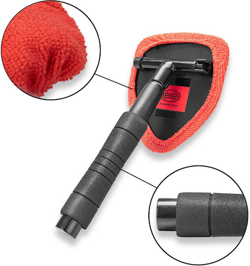 Heyner Screencleaner Πανί Καθαρισμού Τζαμιών Αυτοκινήτου με Κοντάρι τηλεσκοπικό 33-50cm