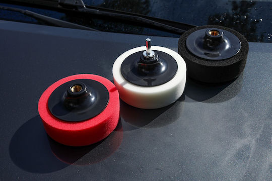 Σετ Σφουγγαριών Γυαλίσματος Carmotion 3x125mm Προσαρμογέα M14