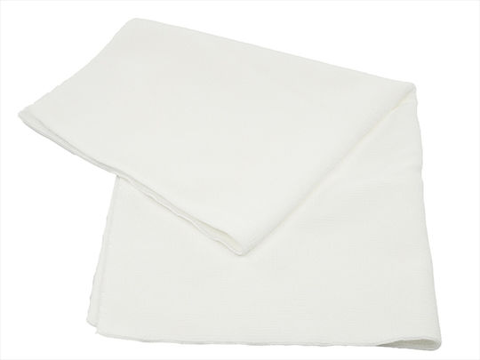 CarMotion Lavetă Din Microfibră De Curățenie Pentru Tapițerie - Piele Auto 340gsm Albă 40x40cm