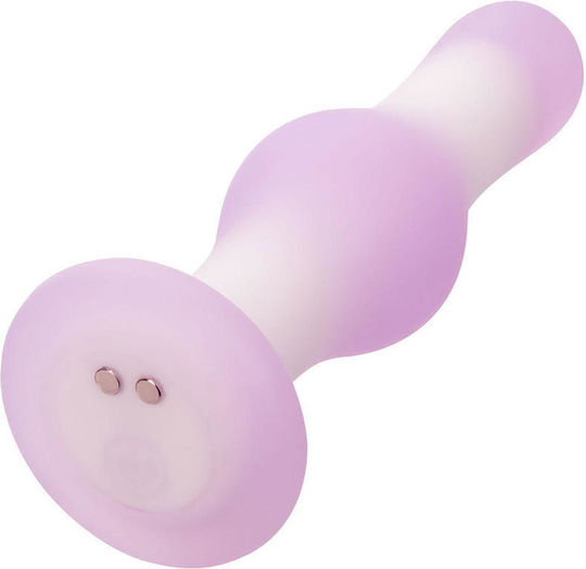Anal Plug with Vibration Purple