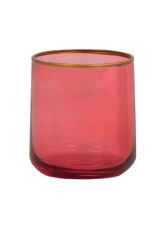 Espiel Кандилник за Ресо Стъкло Pink/Gold 7x7x8бр 1бр