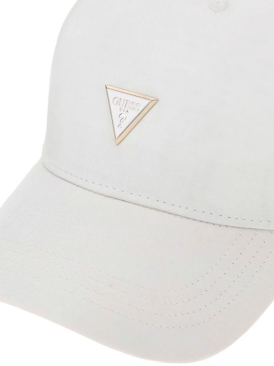 Guess Unisex Καπέλο Aw5283cot01-whi Λευκό Μεταλιζέ