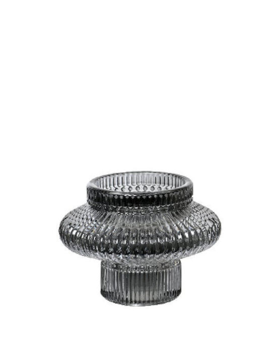 Kaemingk Κεριων Κηροπήγιο σε Γκρι Χρώμα 7.8x5.7x7.8εκ.