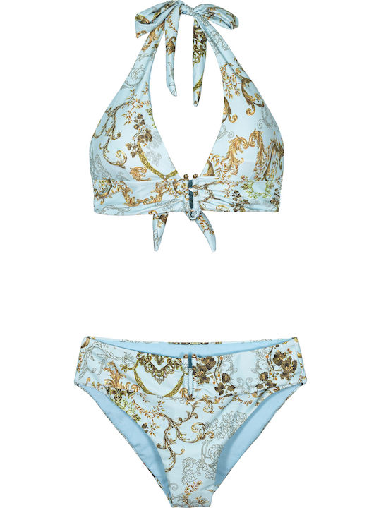 Bikini Τριγωνάκι D Cup Γαλάζιο