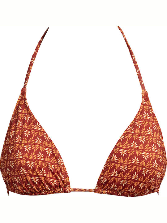 Ligea Bikini Τριγωνάκι Floral Cinnabar