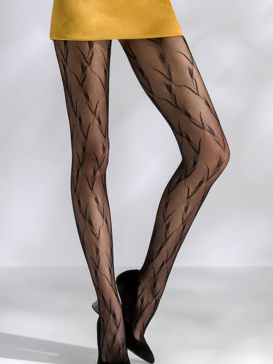 Passion Women's Pantyhose Net Black