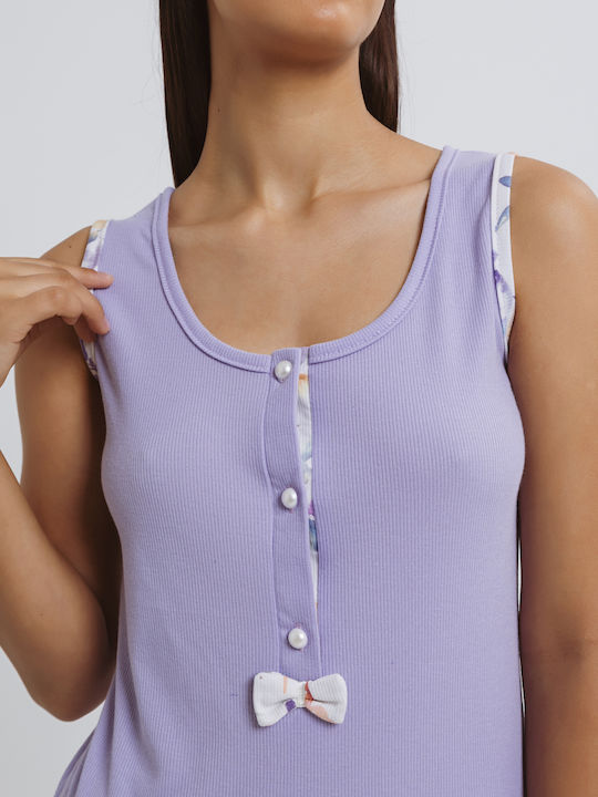 Giota Summer Women's Pyjama Set Lilac