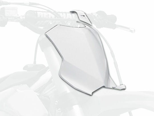 Polisport Enduro Motorcycle Handlebar Mask for Kawasaki KX White 1pcs