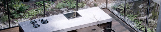 GraniteQ Anthony Drop-In Sink Inox W54xD44cm Gray