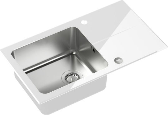 Steiner Ένθετος Γωνιακός Δεξιός Inox Μ35xΠ35cm Γκρι Steiner Ένθετος Γωνιακός Δεξιός Inox Μ35xΠ35cm Γκρι