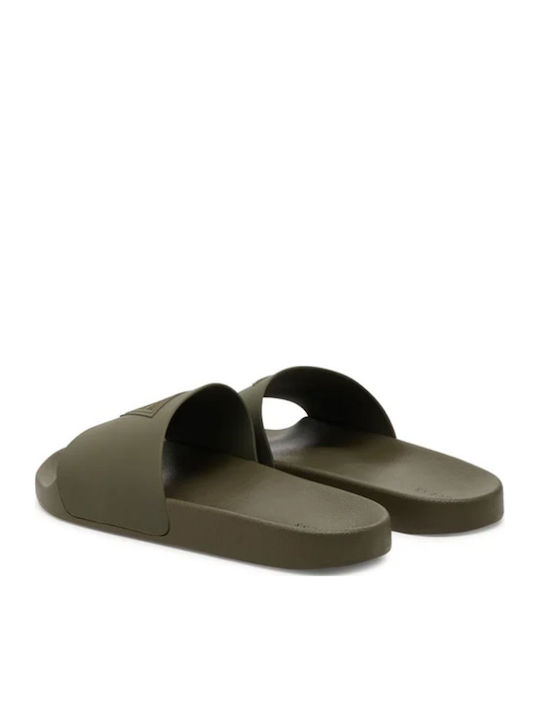 Tokyot Men's Khaki Slides